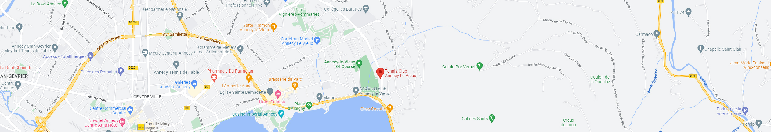 google map adresse TCAV