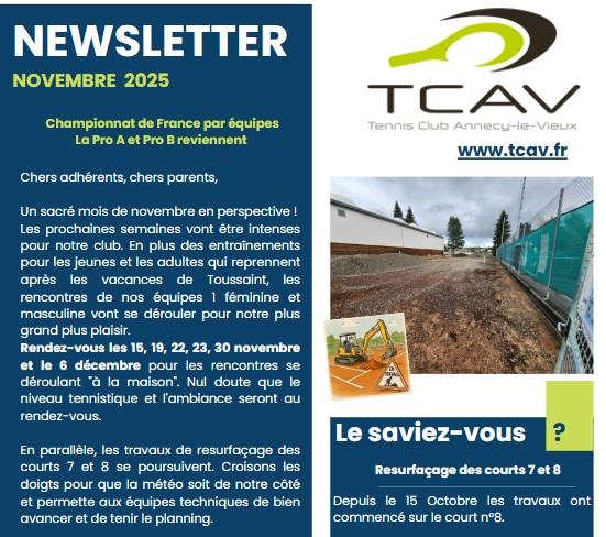 Newsletter Novembre 2025